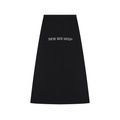 Women's Solid Color Knit Maxi Skirt