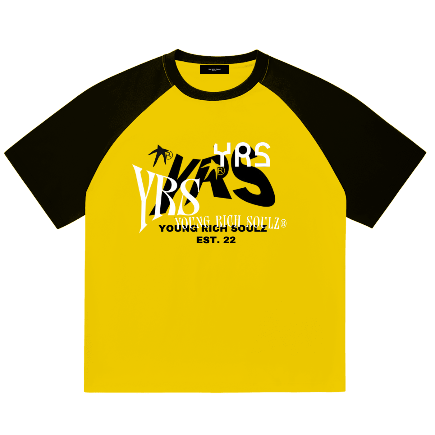 Color-Blocked Raglan Sleeve T-shirt