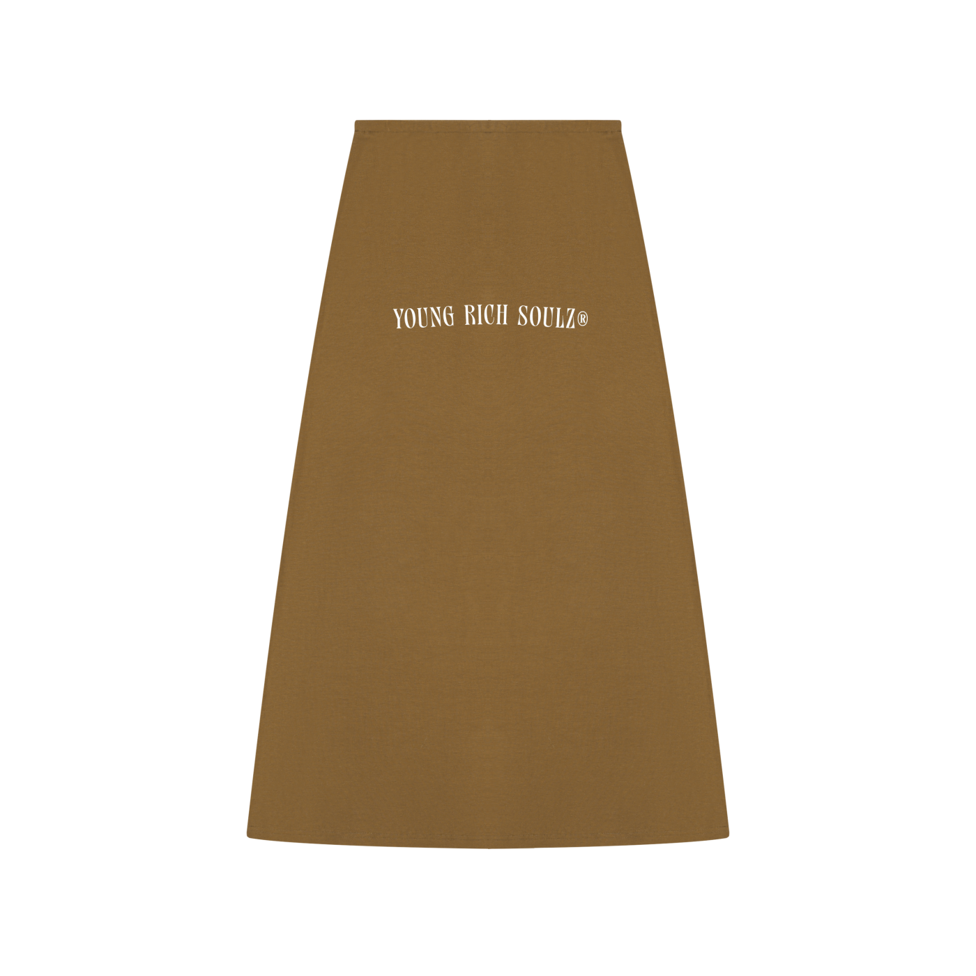 Women's Solid Color Knit Maxi Skirt