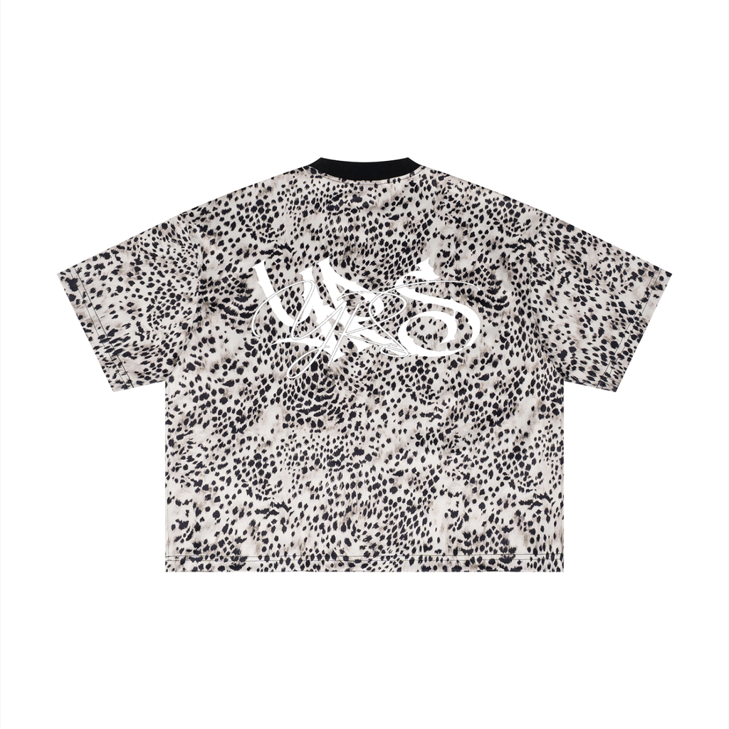 Unisex Leopard Print Boxy T-Shirt