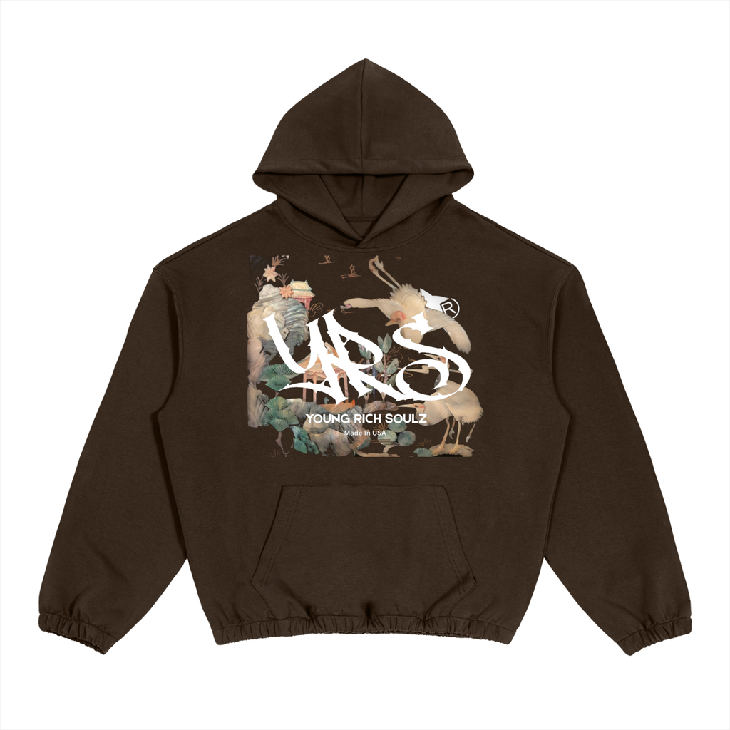 Boxy Cinched Hem Hoodie