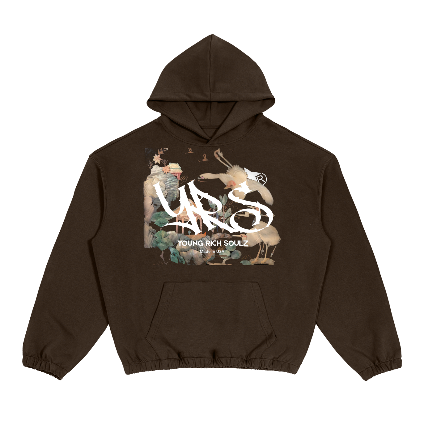 Boxy Cinched Hem Hoodie