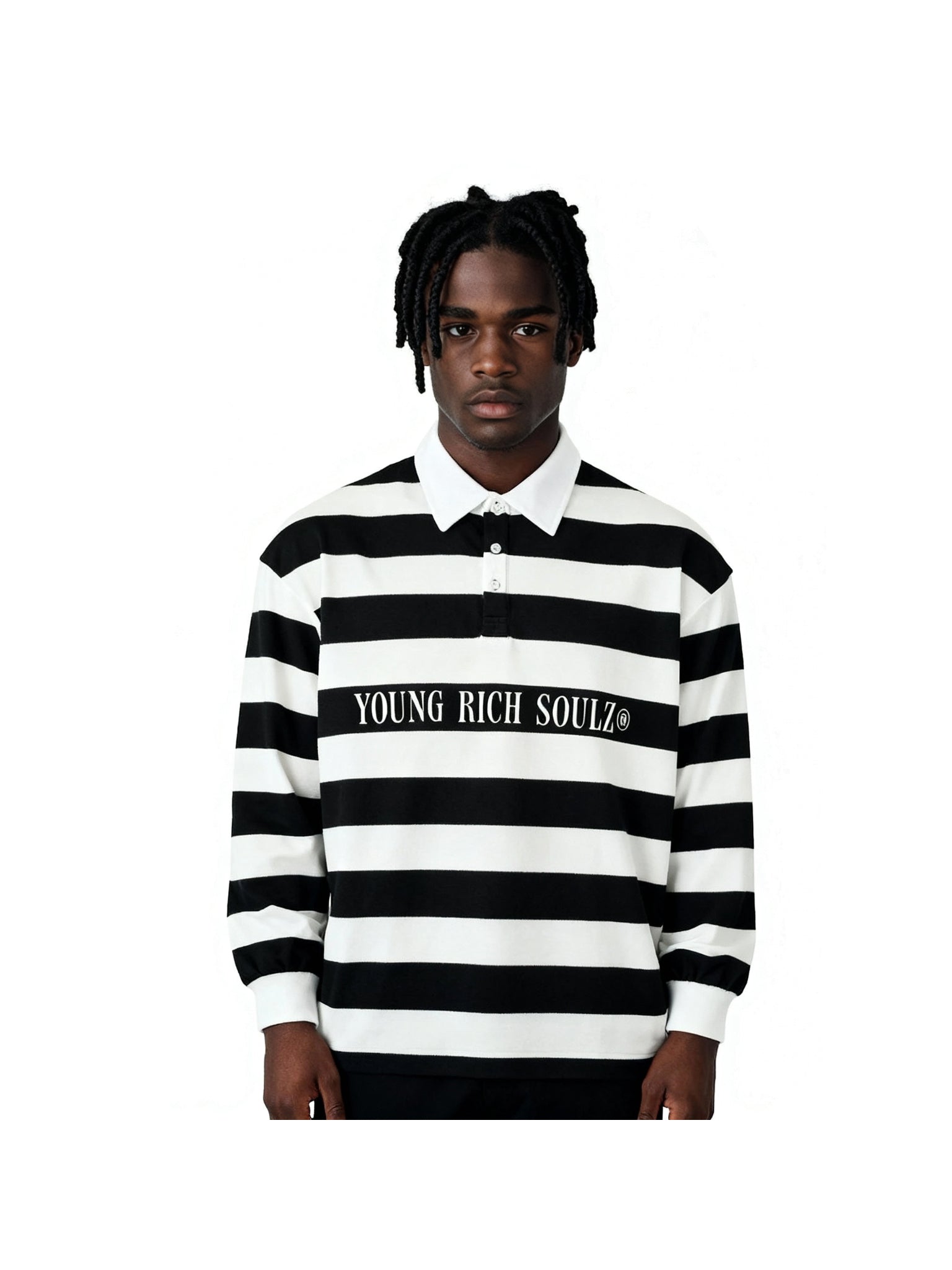 Mono Stripe Polo Shirt