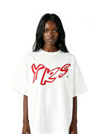 Logo Printed Drop Shoulder T-Shirt