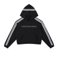 Women’s Stripped Cropped Hoodie