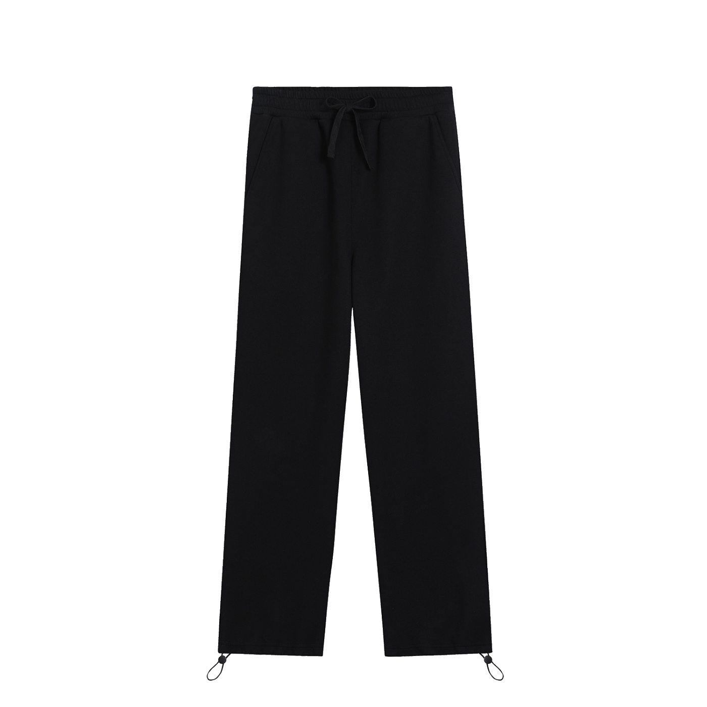 Drawstring Straight Sweatpants