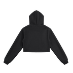 Versatile Cropped Zip Hoodie