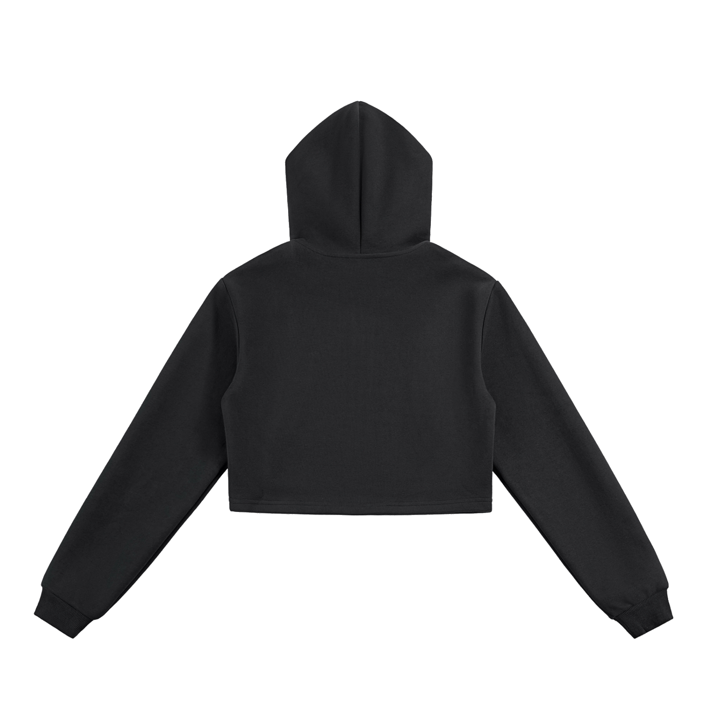 Versatile Cropped Zip Hoodie