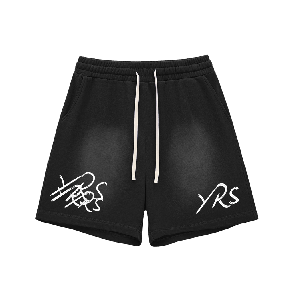 Logo Printed Cotton Shorts