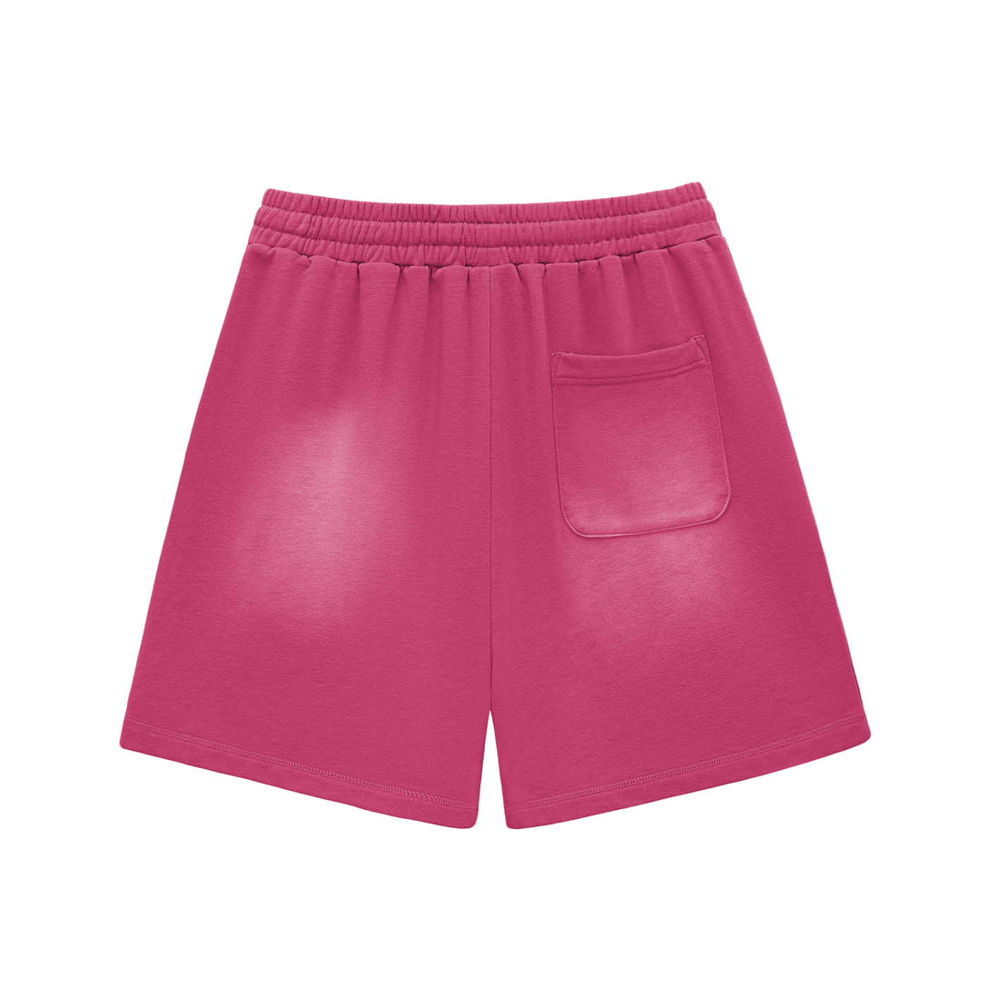 Logo Printed Cotton Shorts - Rose Red
