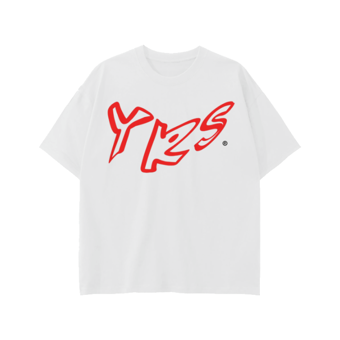 Logo Printed Drop Shoulder T-Shirt
