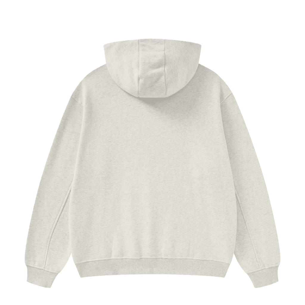 High Neck Insulated Logo Printed Hoodie