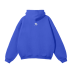 Solid Letters Logo Fleece Hoodie - Klein Blue