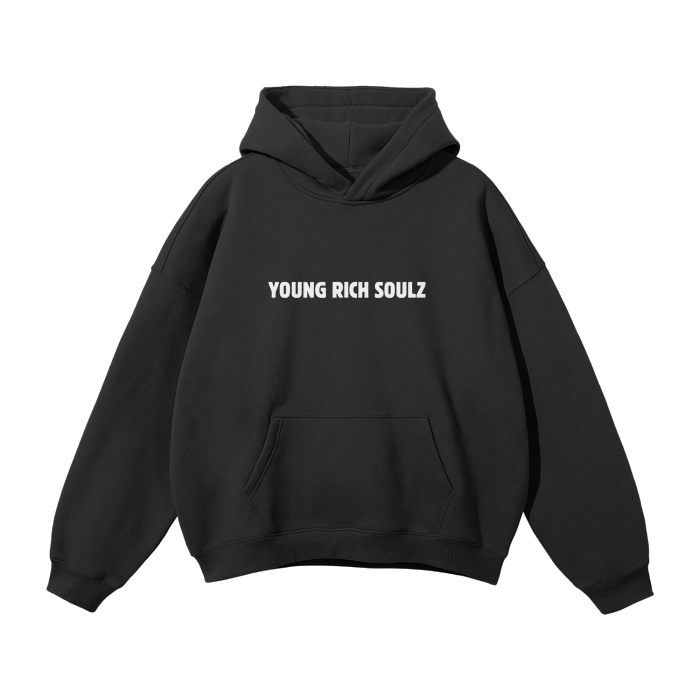 Solid Letters Logo Fleece Hoodie