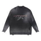 Faded Ripped Sweater