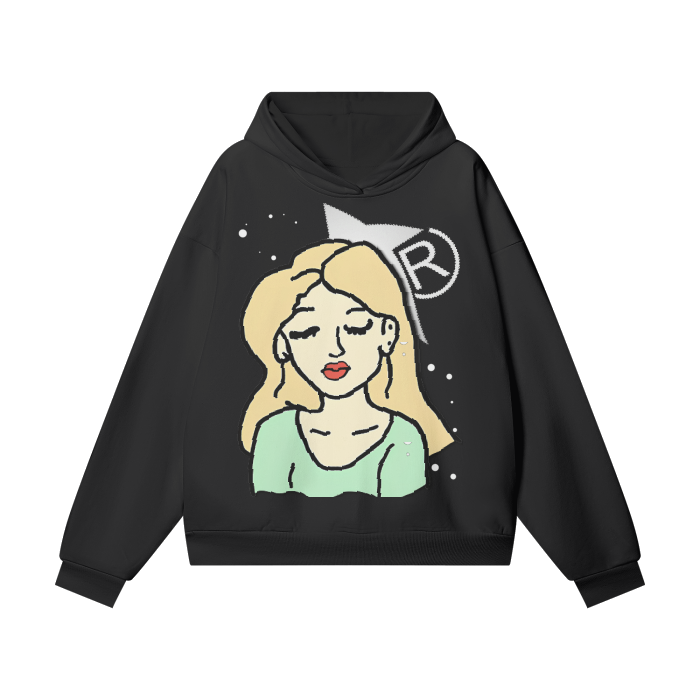 White Girl Logo Hoodie