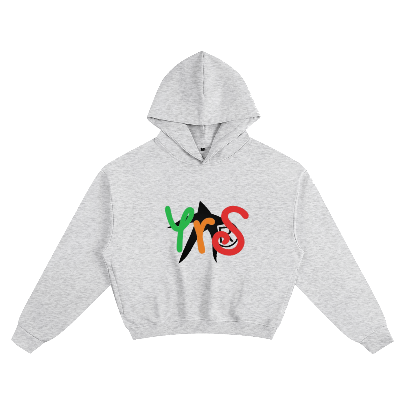 Harvest Flower Grey Boxy Hoodie