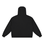 Logo Button Placket Hoodie