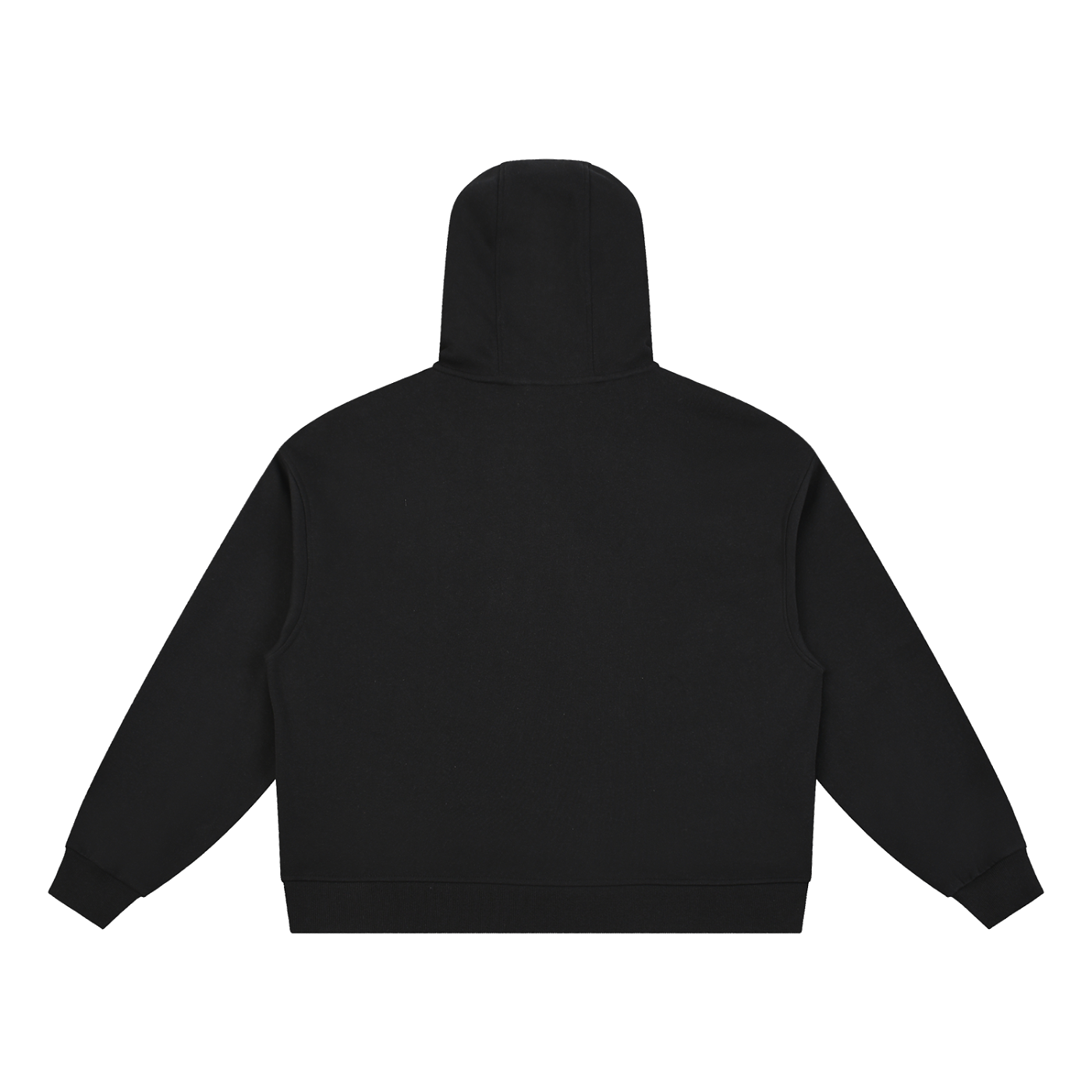 Logo Button Placket Hoodie
