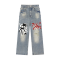 Aggressive Distressed Denim