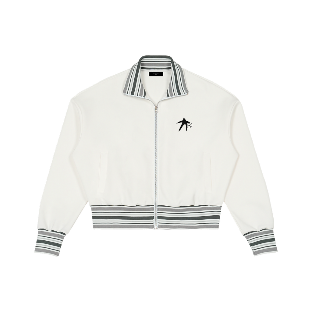 Track Striped Collar Jacket