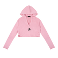 Women’s Scrubbed Hoodie  - Rose Pink