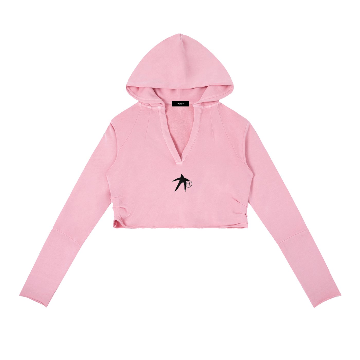 Women’s Scrubbed Hoodie  - Rose Pink