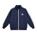 Royal Blue Side-Stripe Track Collar  Jacket