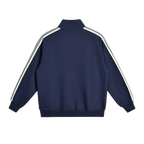Royal Blue Side-Stripe Track Collar  Jacket