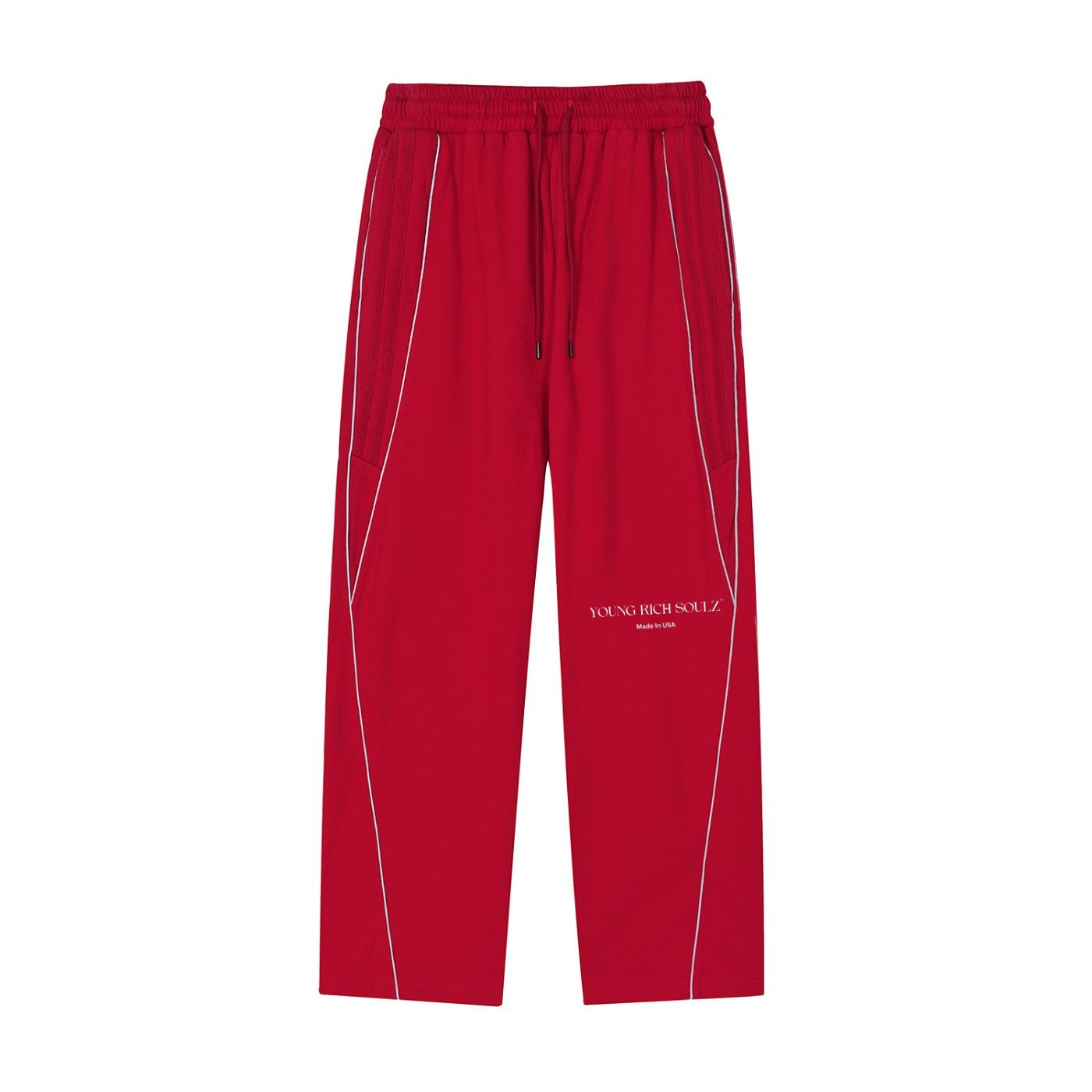 Reflection Striped Straight-Leg Sweatpants