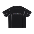 Streetwear Contrast-Stitched Cotton T-Shirt
