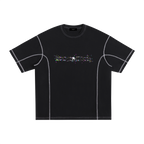 Streetwear Contrast-Stitched Cotton T-Shirt