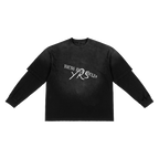 Hand-Frayed Imitation Two-Piece T-Shirt