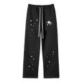 Logo Painted Wide Trousers