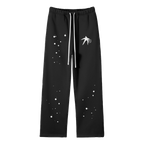 Logo Painted Wide Trousers