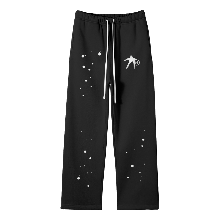 Logo Painted Wide Trousers