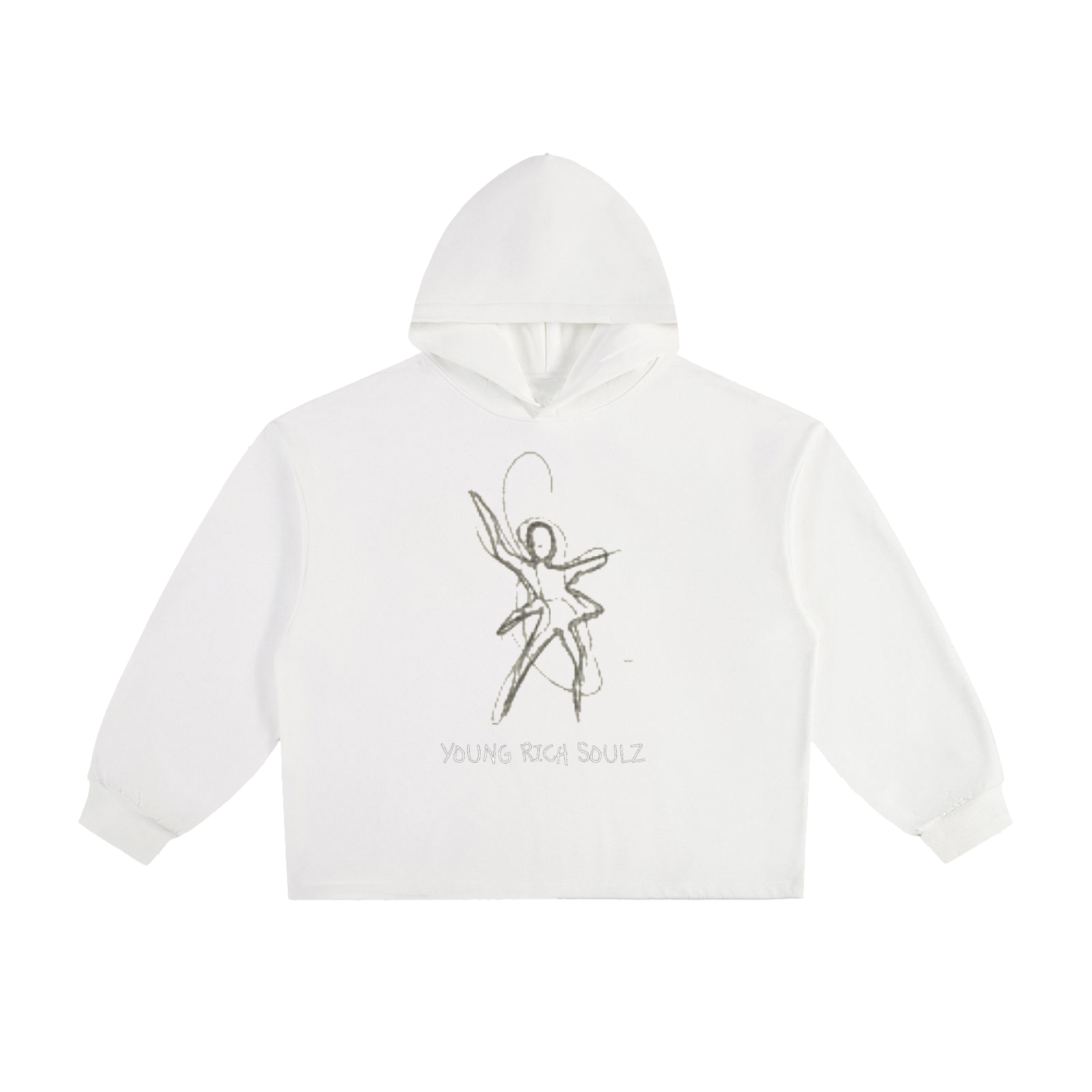 Champion Heavyweight Hem Hoodie - White