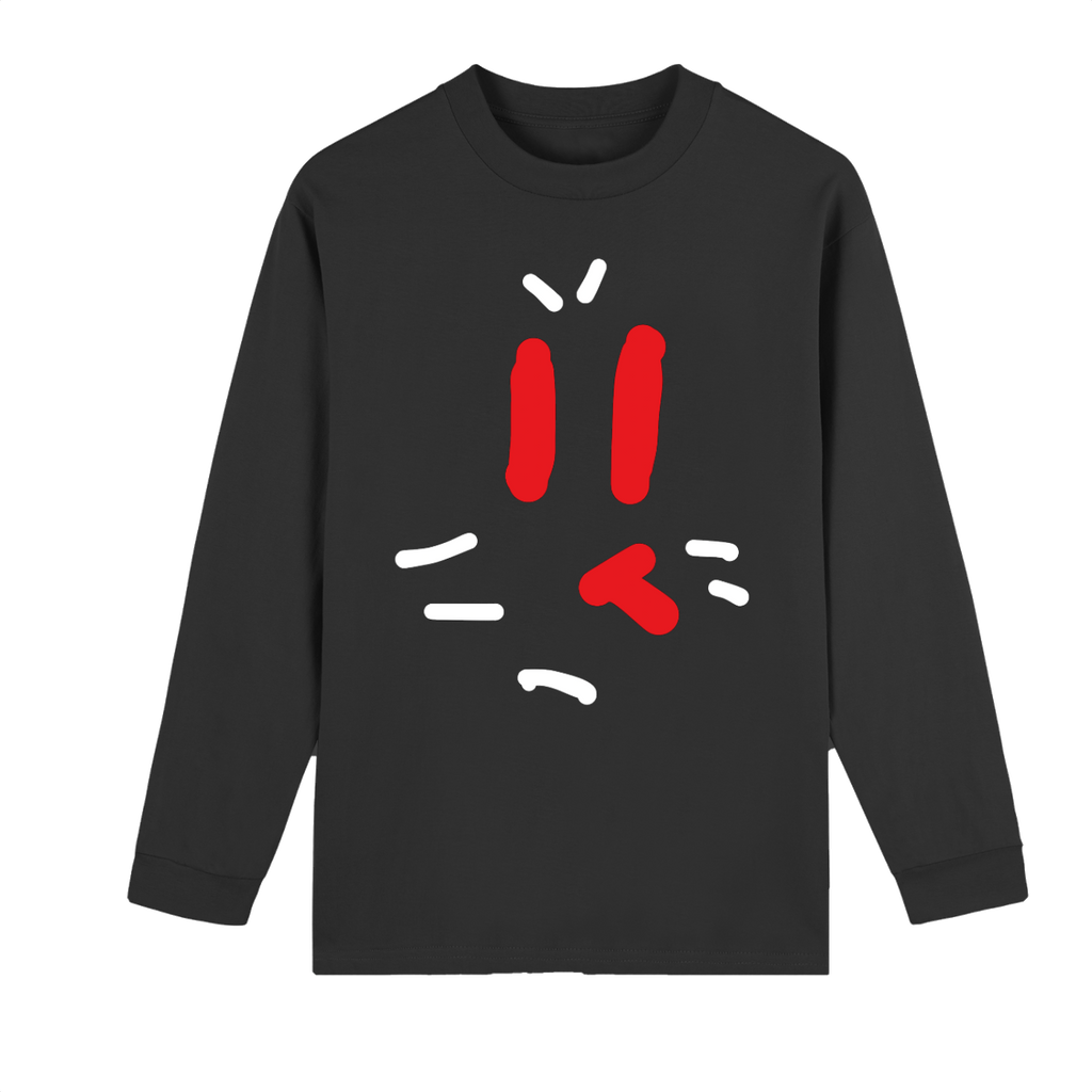 Crew Neck Drop Shoulder Long Sleeve Shirt