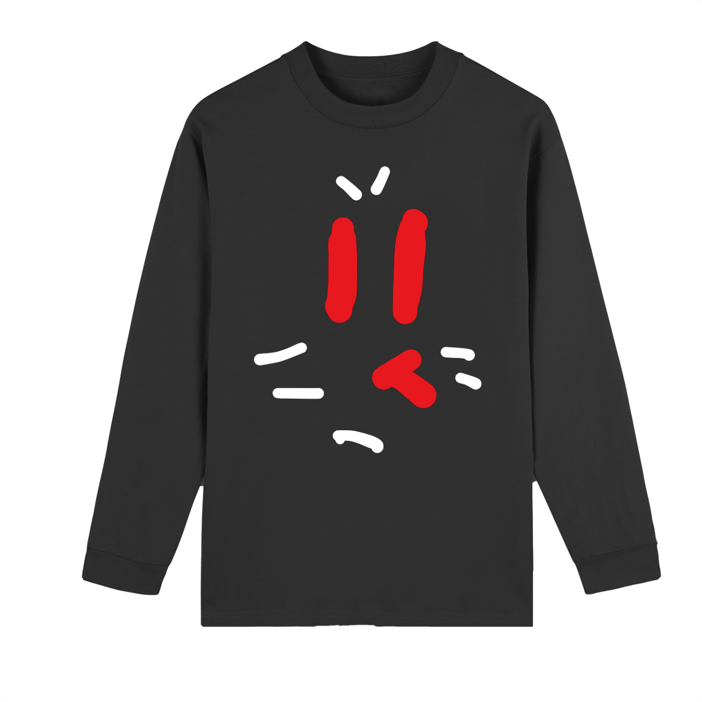 Crew Neck Drop Shoulder Long Sleeve Shirt