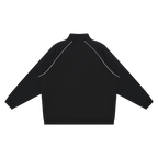 Reflection Striped Raglan Sleeve  Jacket
