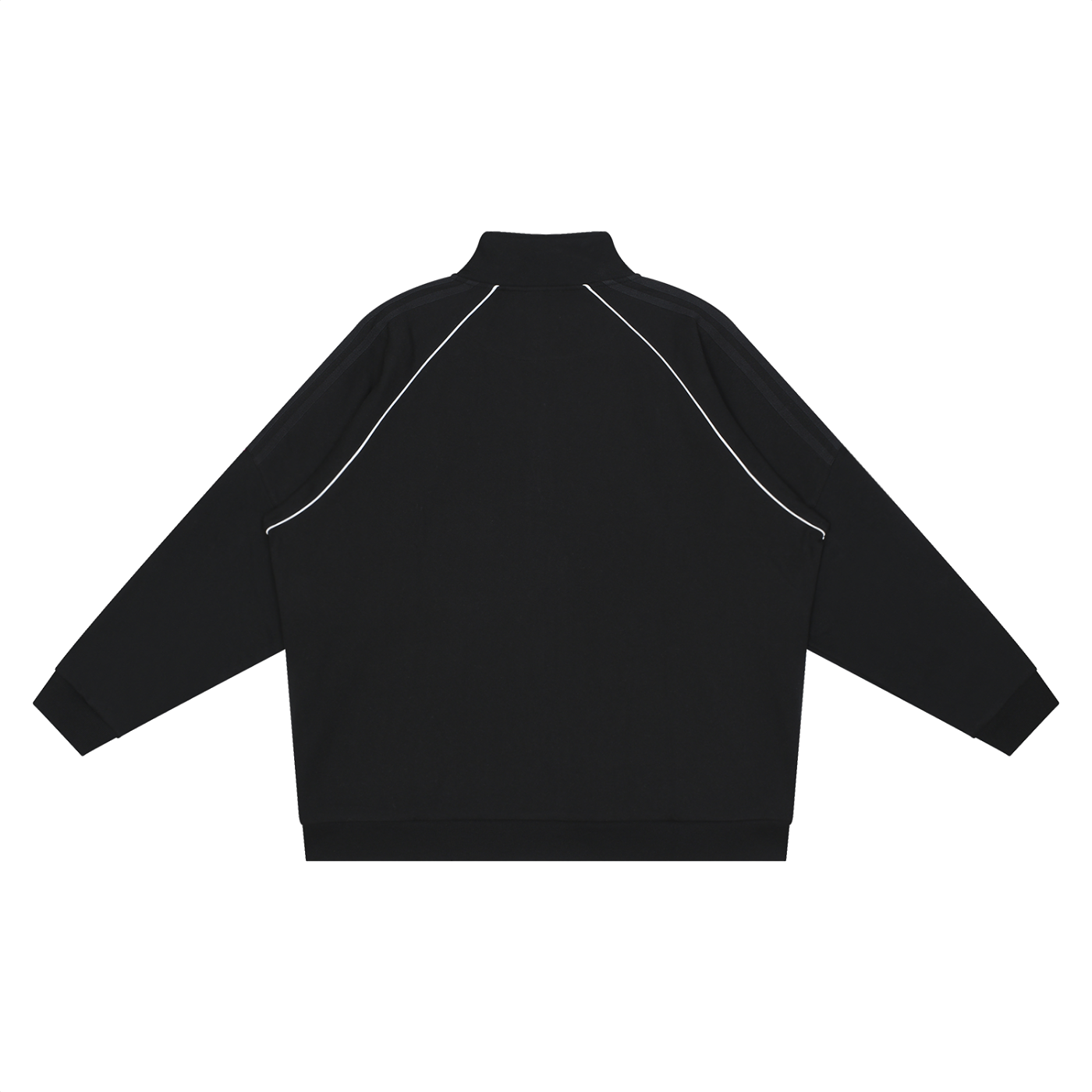 Reflection Striped Raglan Sleeve  Jacket