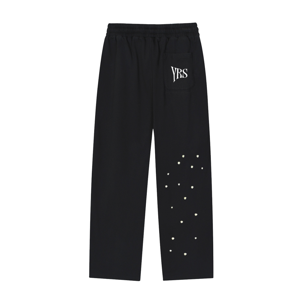 Reflection Striped Straight-Leg Sweatpants