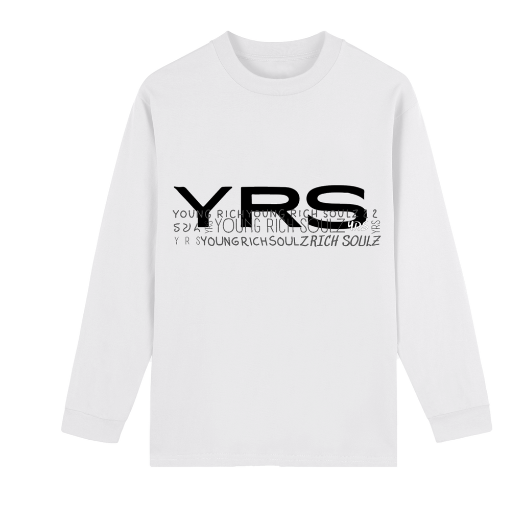Crew Neck Drop Shoulder Long Sleeve Shirt