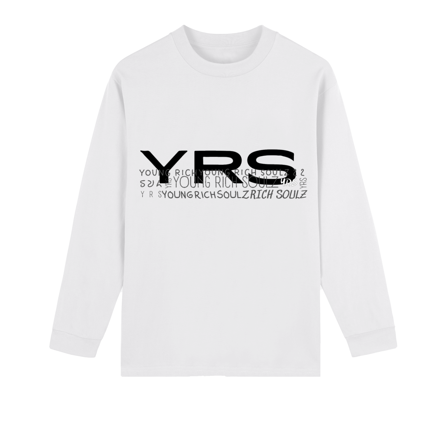 Crew Neck Drop Shoulder Long Sleeve Shirt