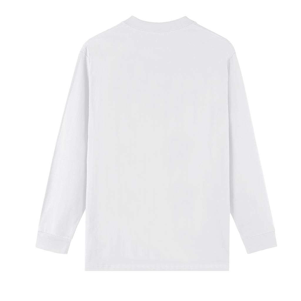 Crew Neck Drop Shoulder Long Sleeve Shirt