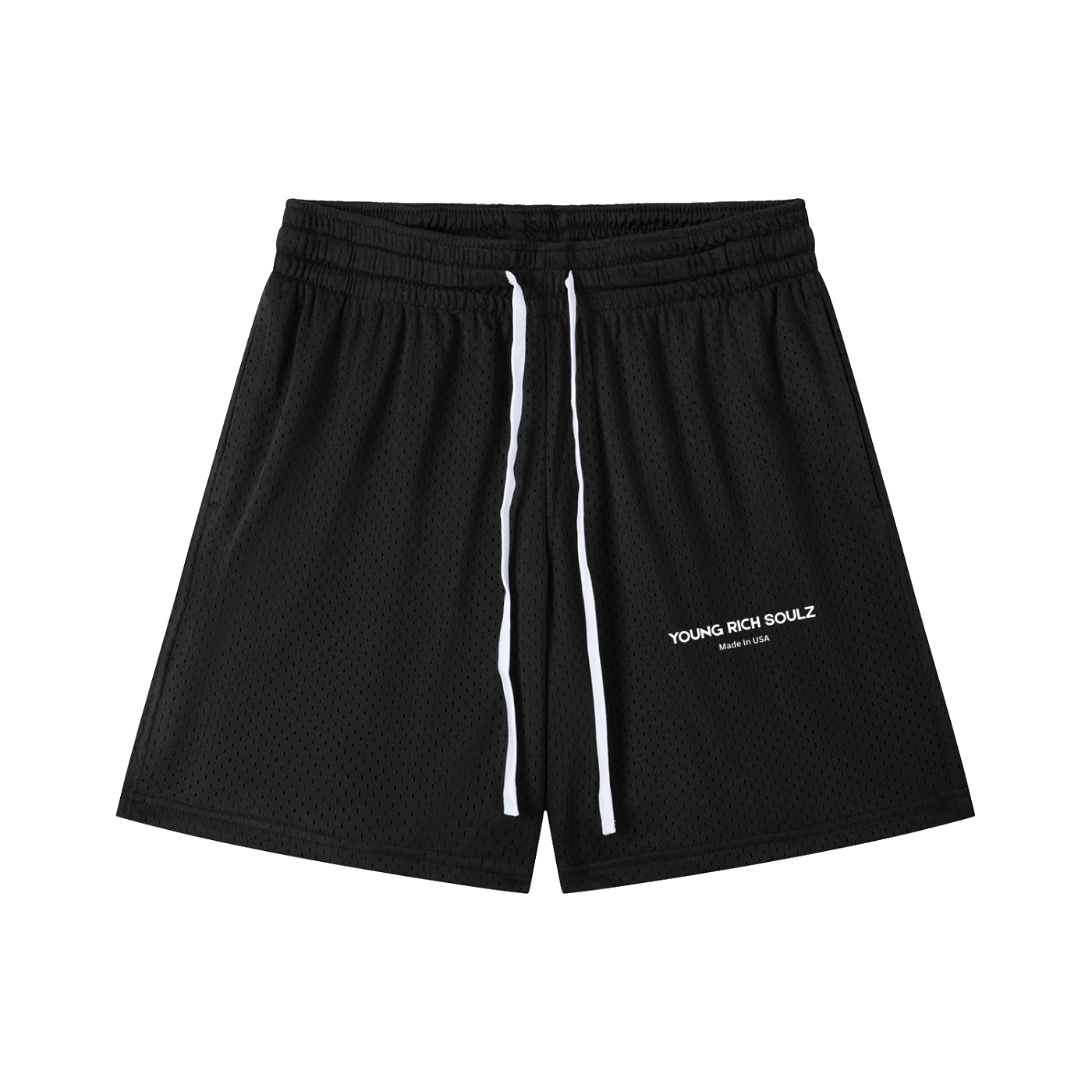 Mesh Drawstring Shorts
