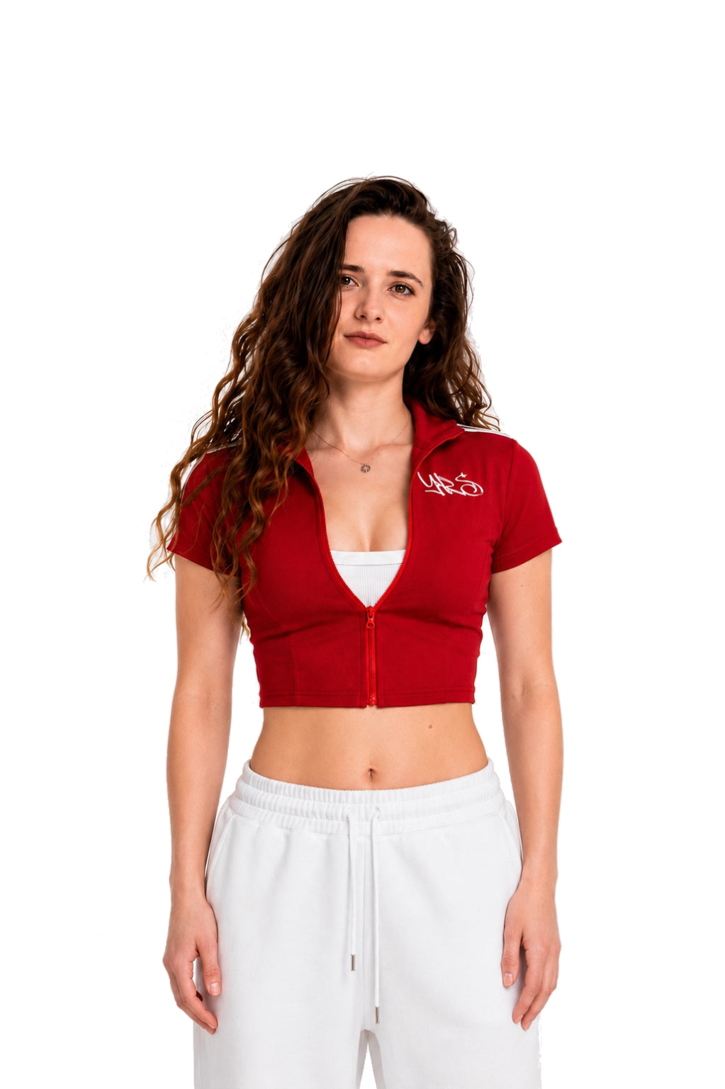 Women's Racer Full Zip - Red