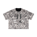 Unisex Leopard Print Boxy T-Shirt