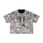Unisex Leopard Print Boxy T-Shirt