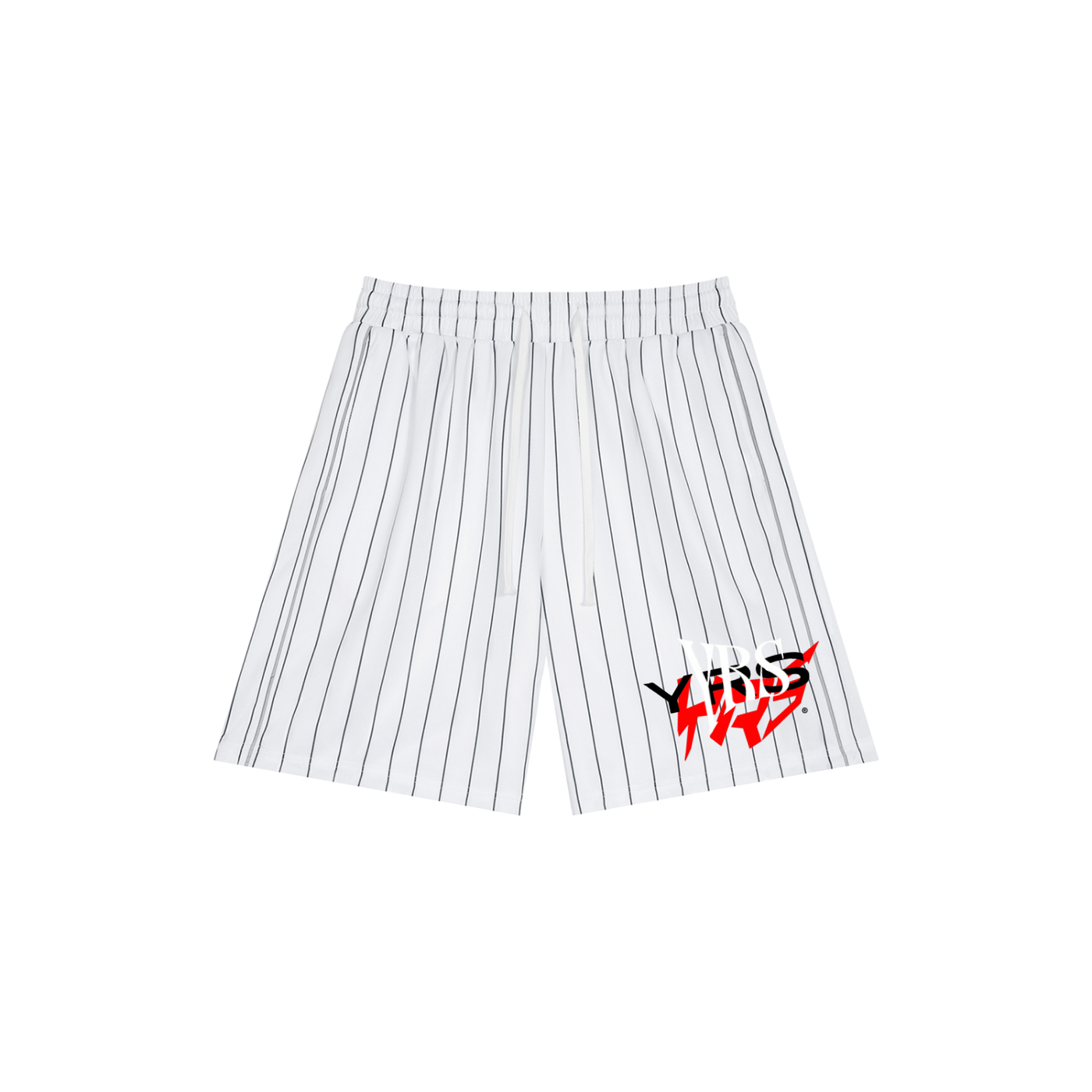 Unisex Striped Loose Fit Shorts